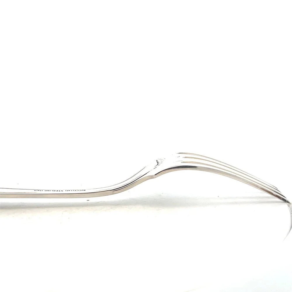 Buccellati 925 Sterling Silver Milano Pattern Italian Flatware Dinner Fork